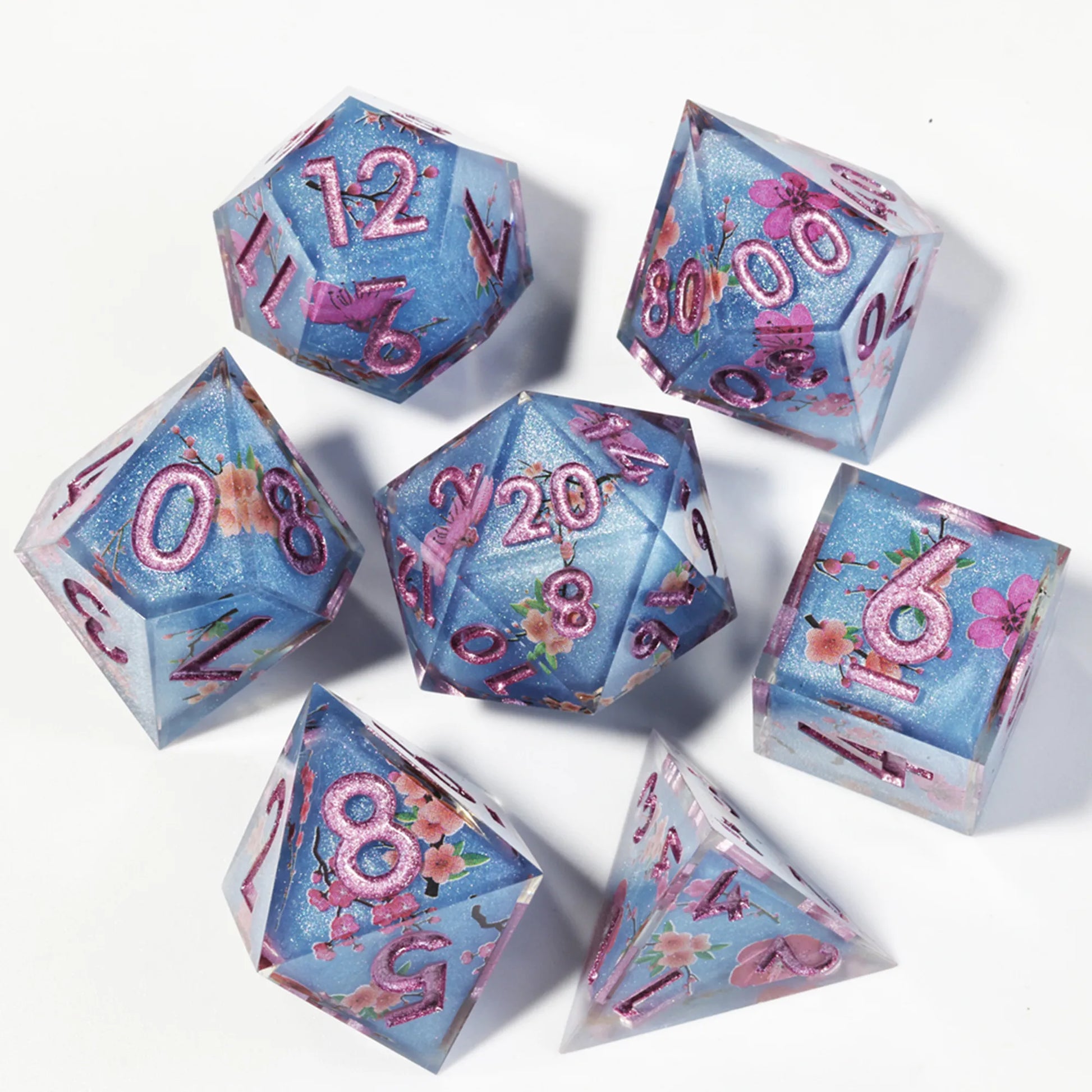 Sharp Resin Beautiful Transparent Layer Dice - What The Funk