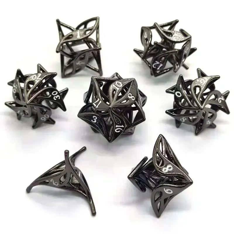 Metal Caltrops Dice Set - What The Funk