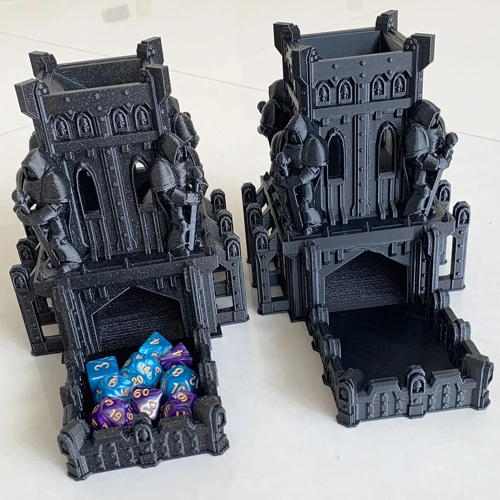 Dice Rolling Castle Tray Dice Tower - What The Funk