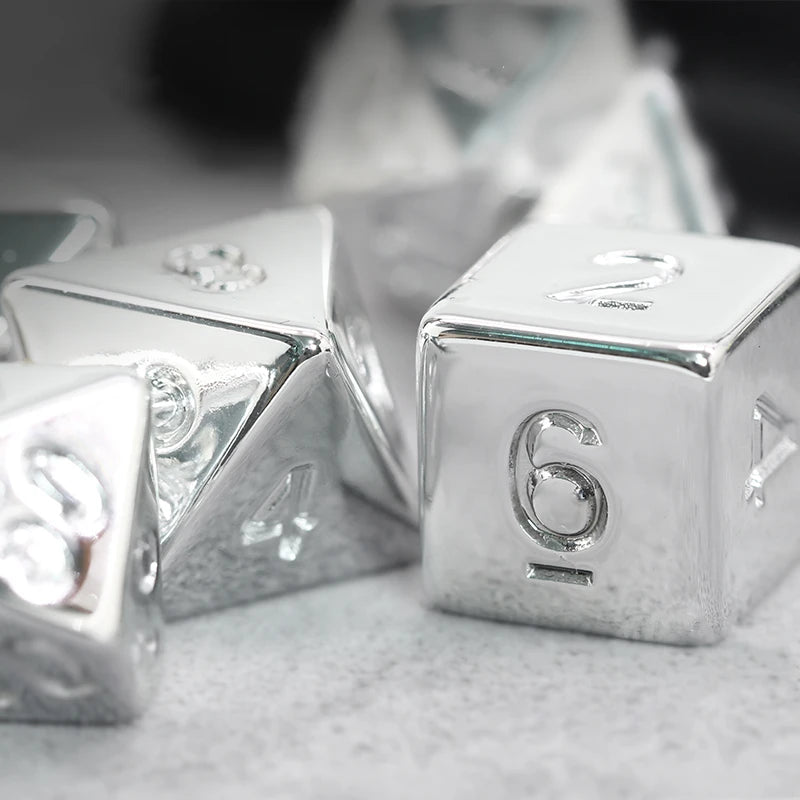 Silver Dice Set - What The Funk