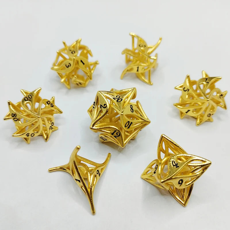 Metal Caltrops Dice Set - What The Funk