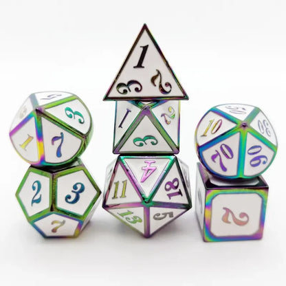 Metal Trimmed Dice Set - What The Funk