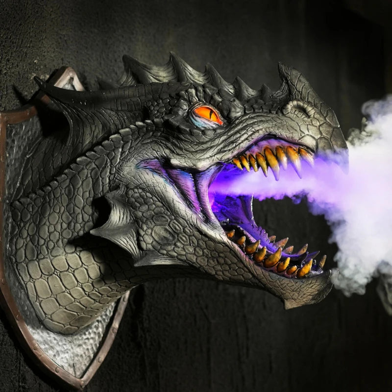 Wall Mounted Dragon Head