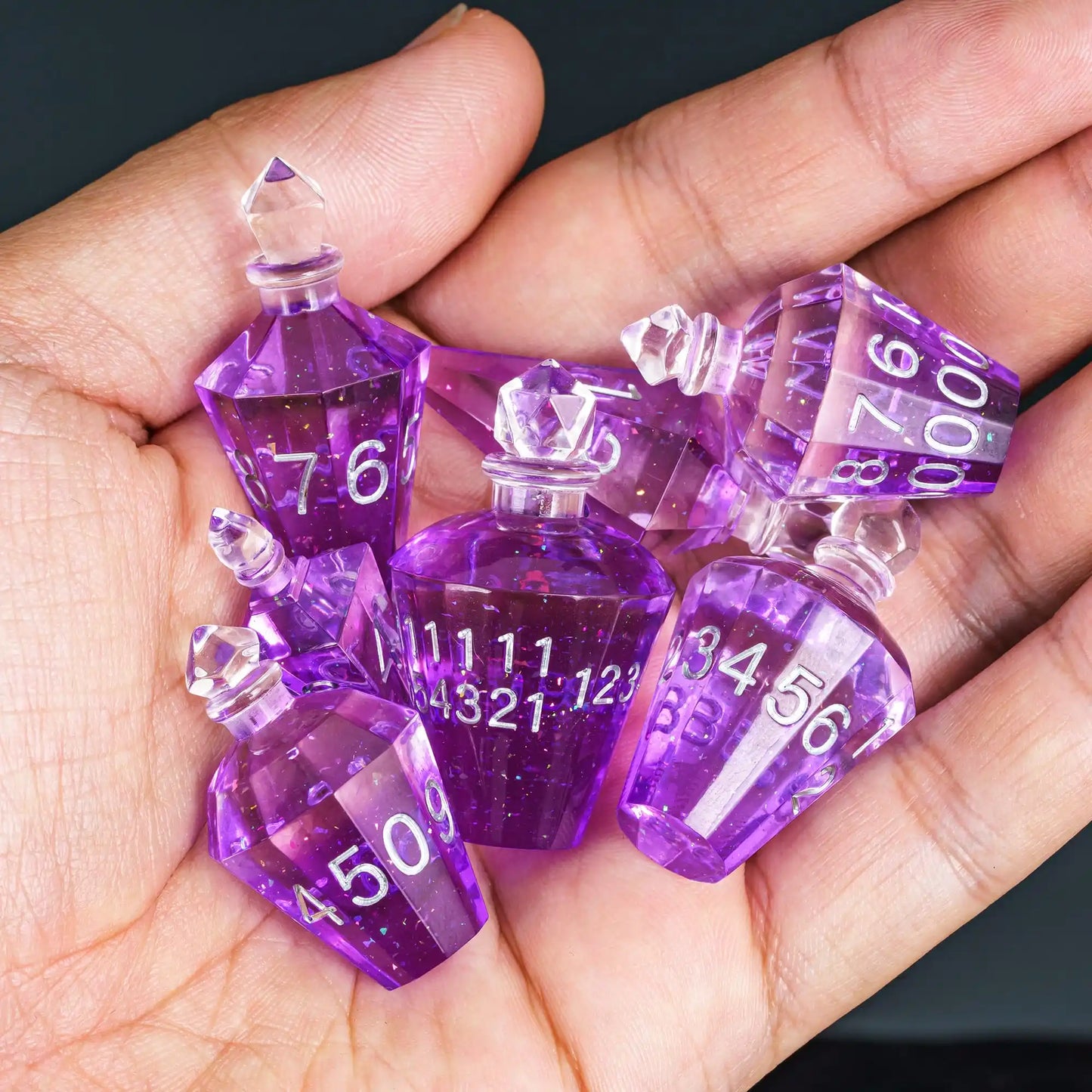 Sharp Edge Potion Bottles Dice Set - What The Funk