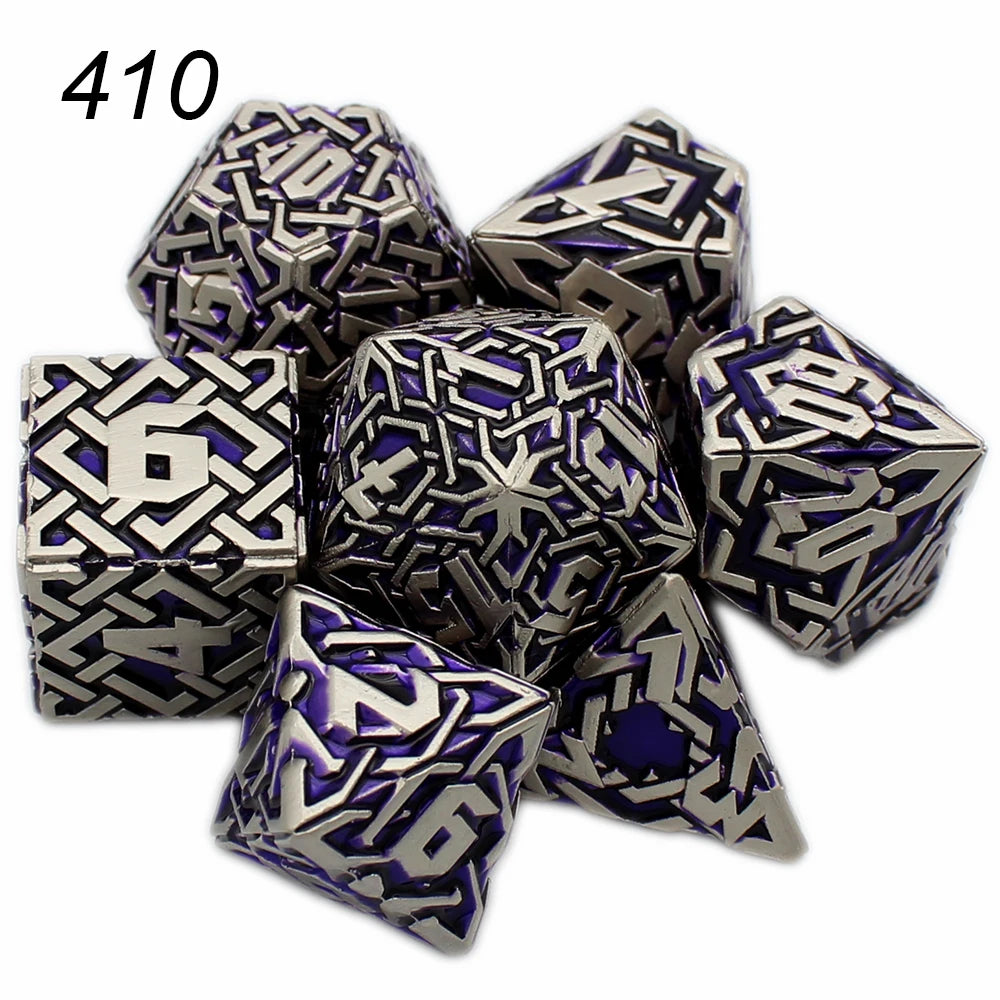 Metal Labyrinth Dice Set - What The Funk