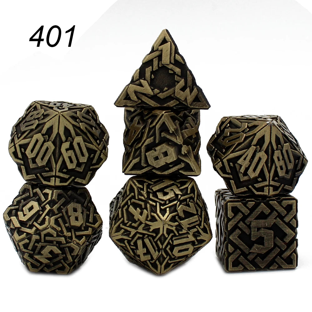 Metal Labyrinth Dice Set - What The Funk