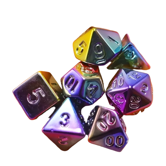 Multi-Color Plating Dice Set