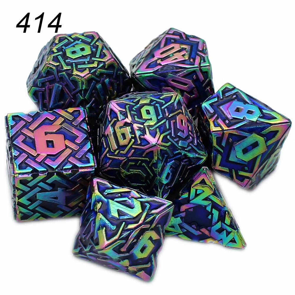 Metal Labyrinth Dice Set - What The Funk