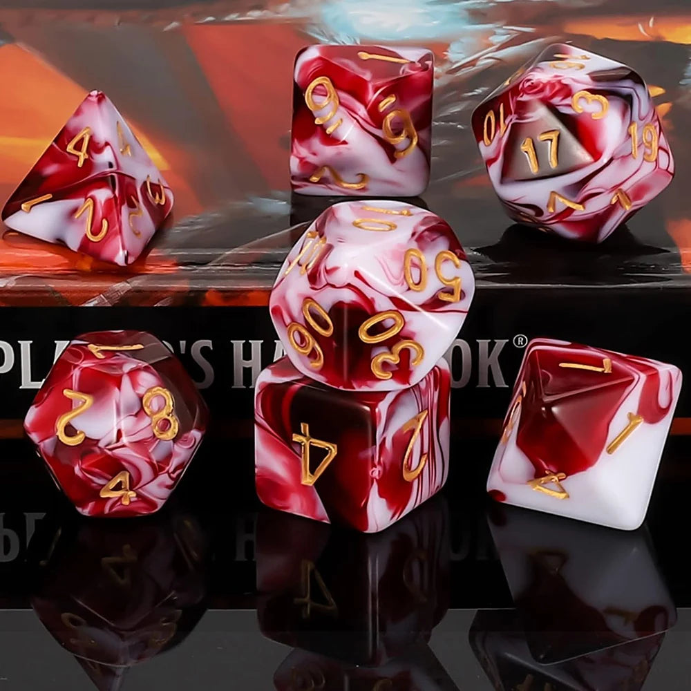 Marble-Like Dice Set - What The Funk