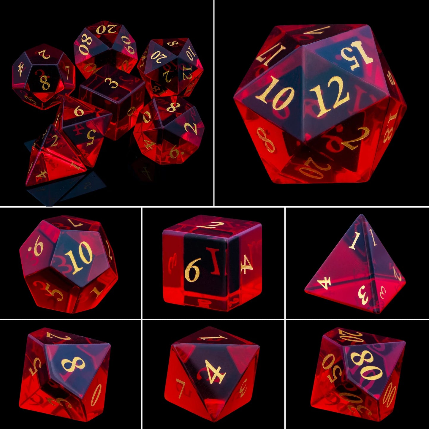 Crystal, Stone, & Gem Dice Set - What The Funk