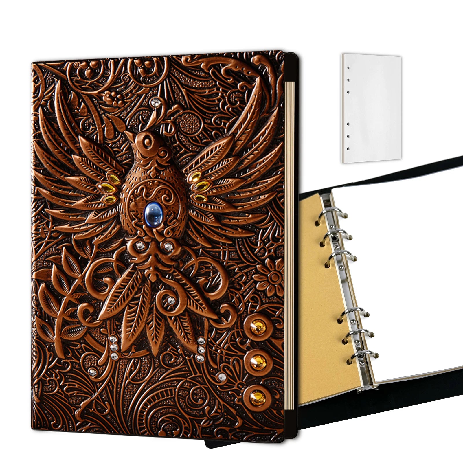 Embossed Leather Notebook - What The Funk