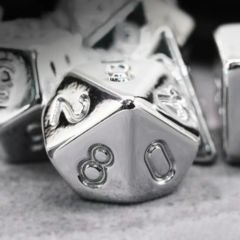 Silver Dice Set - What The Funk