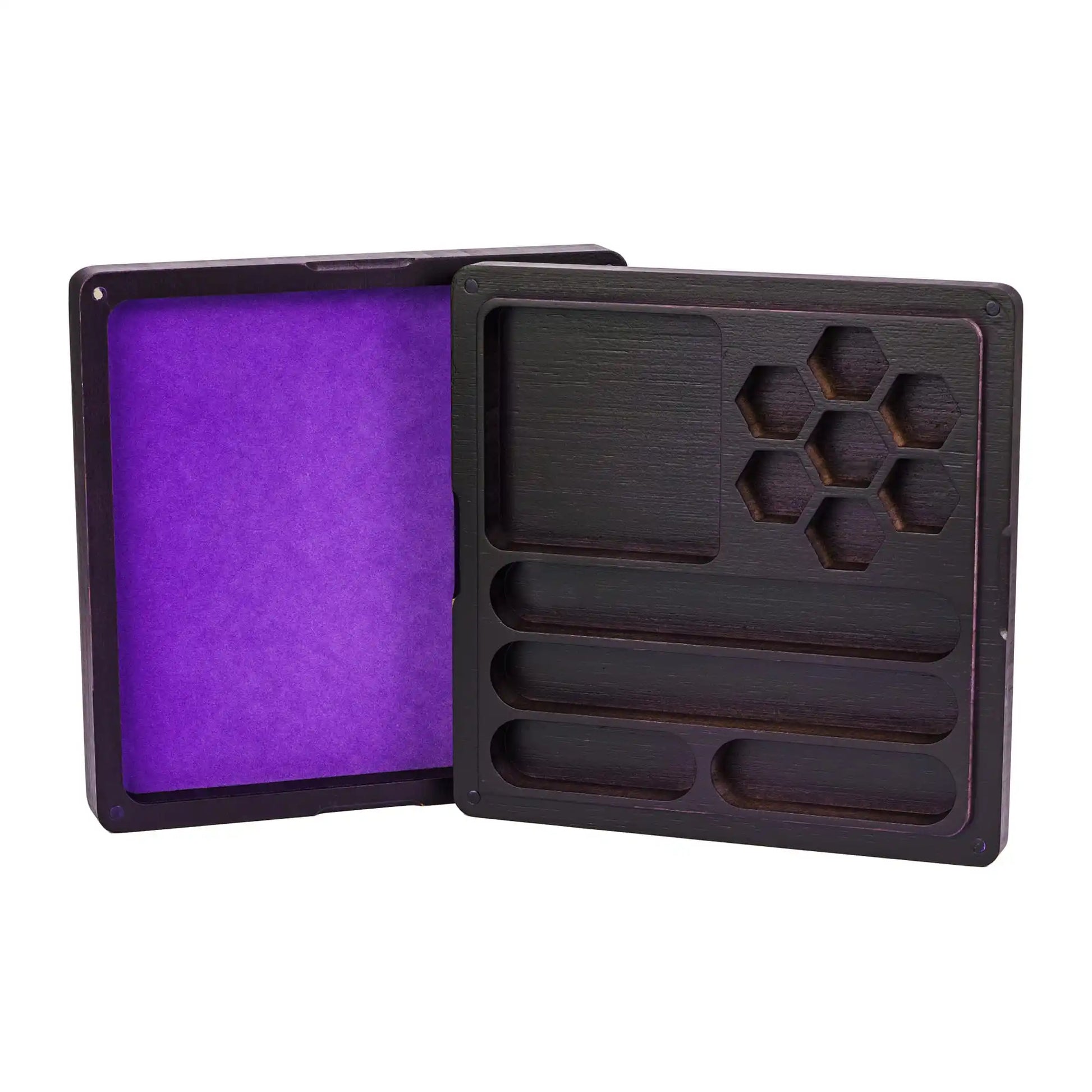 2 in 1 Wooden Dice Case & Dice Tray, High Quality - What The Funk