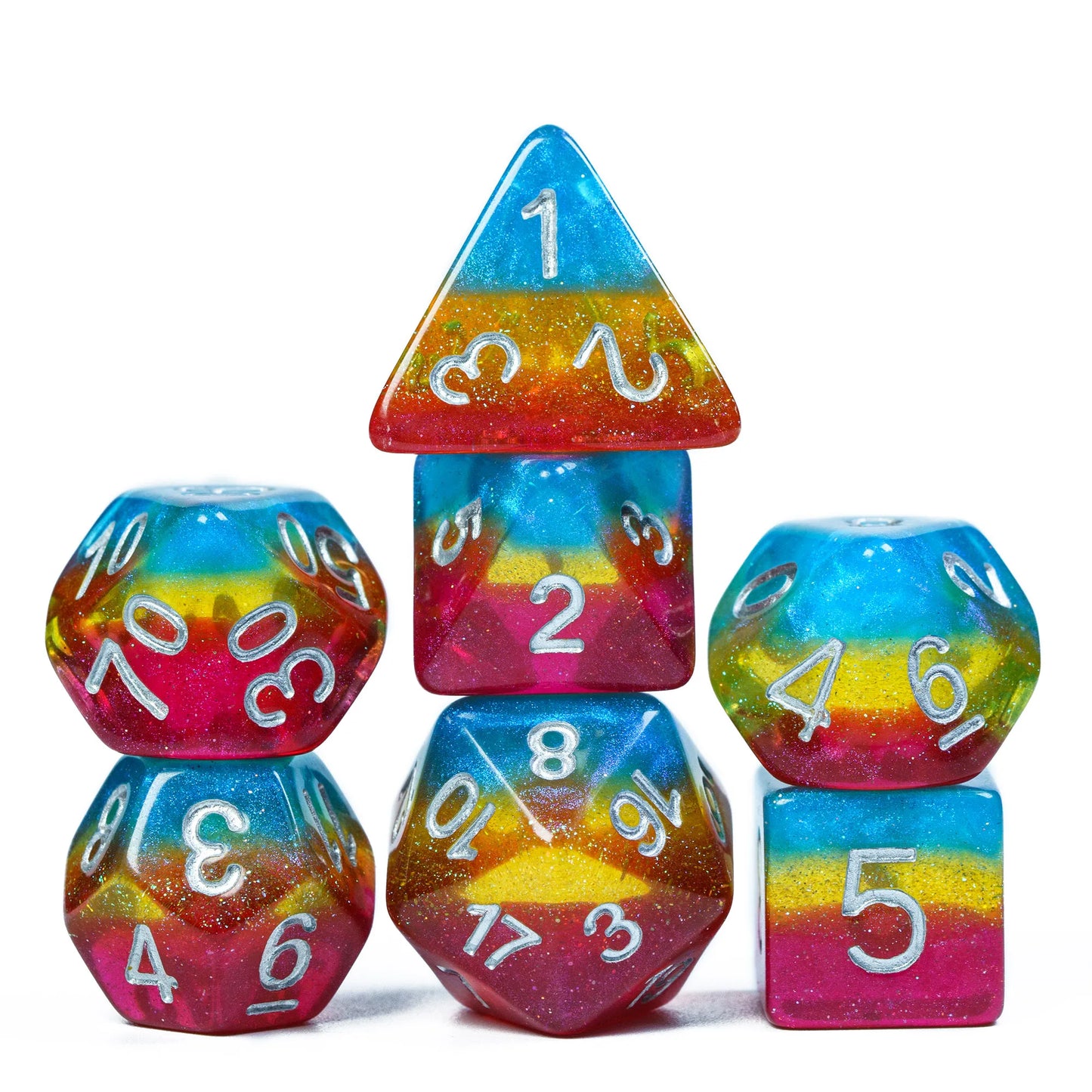 Variety LGBTQ+ Pride Flag Dice Sets - What The Funk