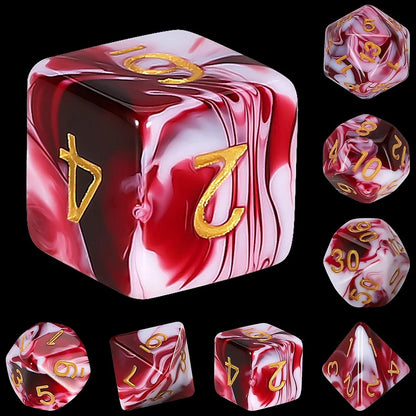 Marble-Like Dice Set - What The Funk