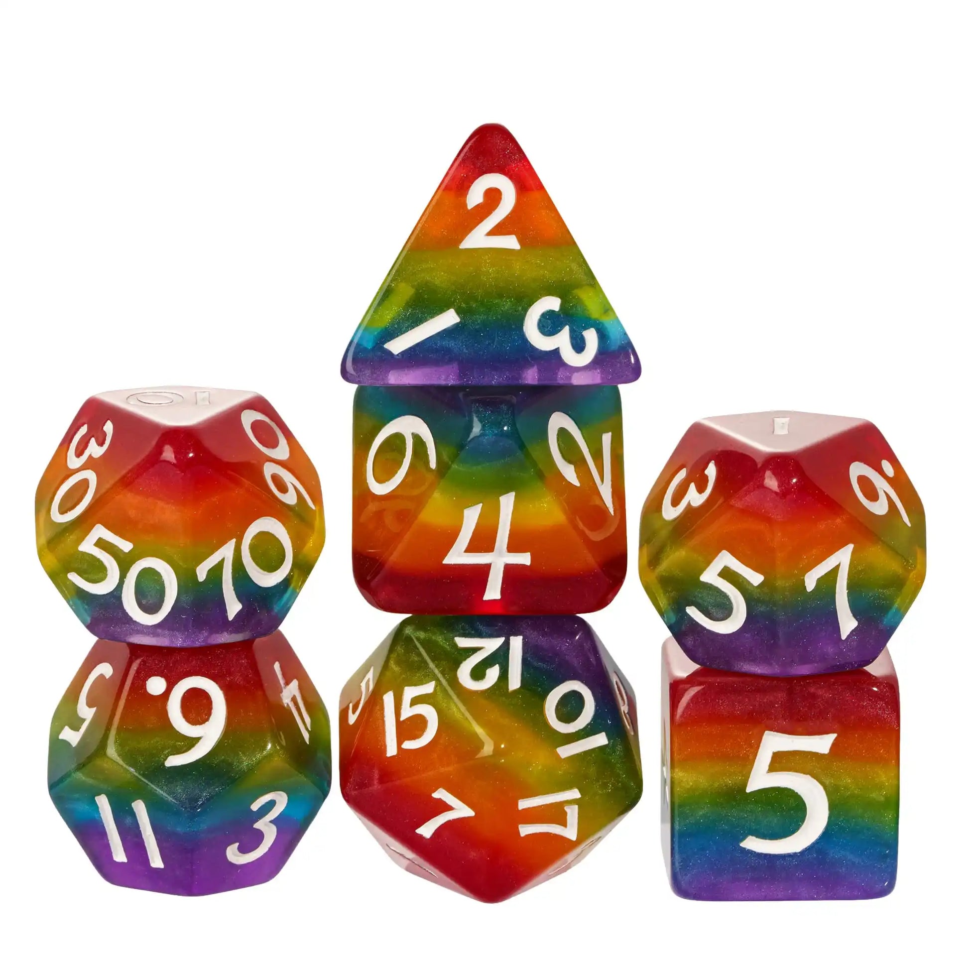 Variety LGBTQ+ Pride Flag Dice Sets - What The Funk