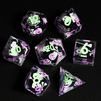 Sharp Resin Beautiful Transparent Layer Dice - What The Funk