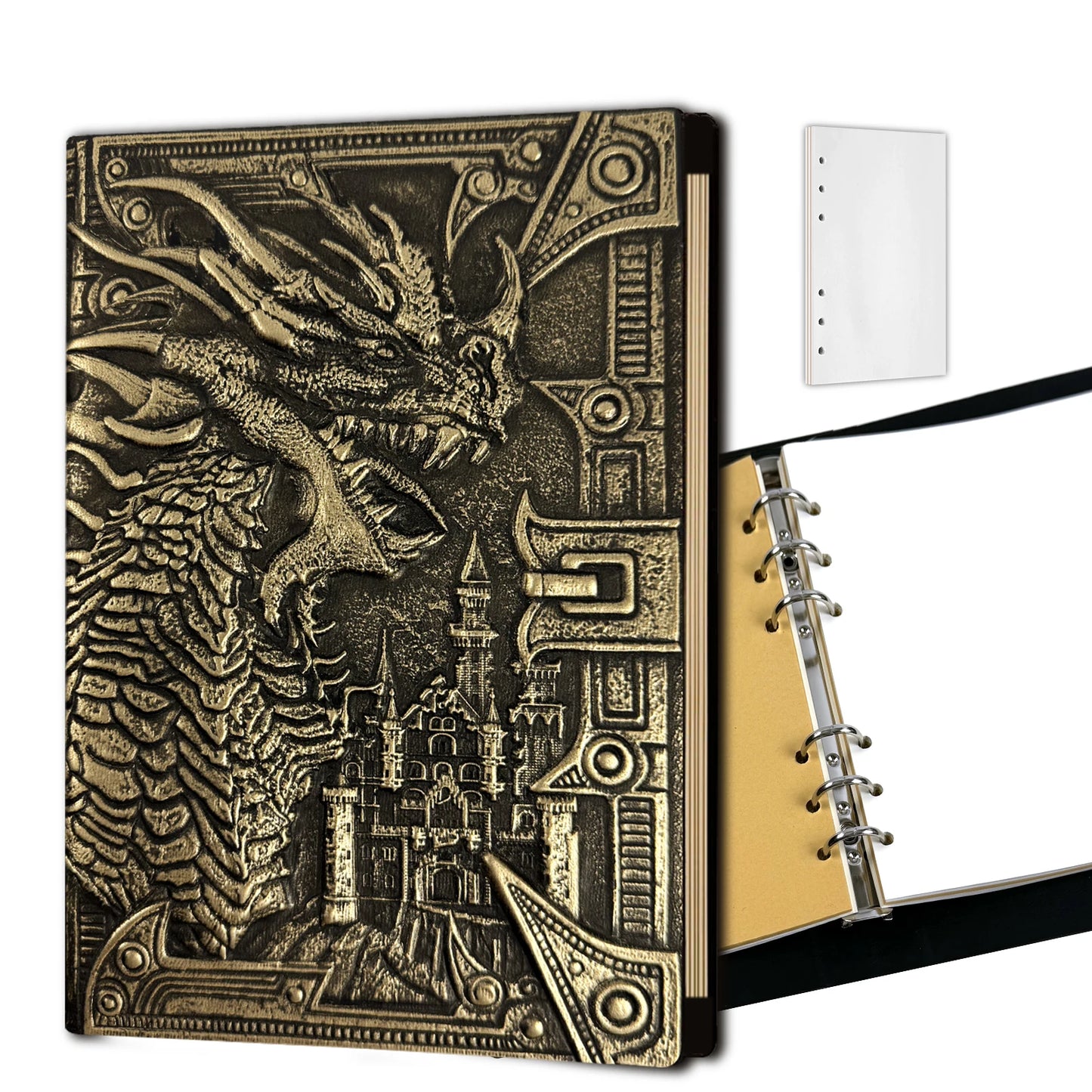 Embossed Leather Notebook - What The Funk