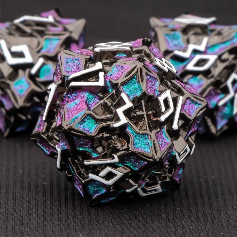 Metal Greek Gods Dice Set - What The Funk