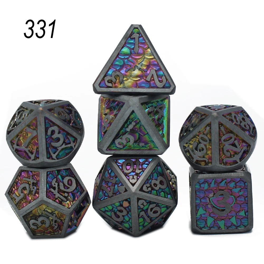 Metal Action Dice Set - What The Funk