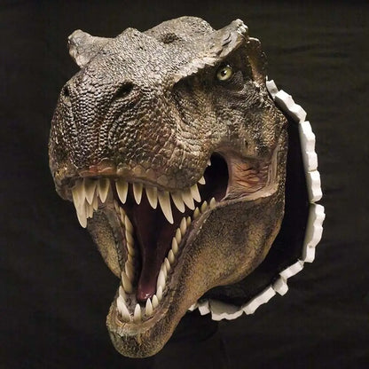 Bursting Dinosaur Wall Mounted Sculpture