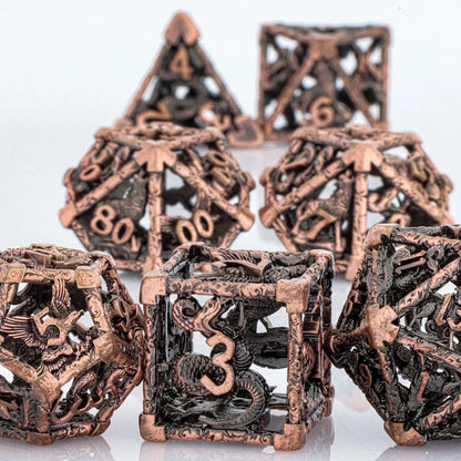 Metal Wolf & Snake Dice Set - What The Funk