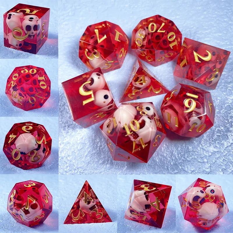 Sharp Edge Skulls Dice Sets