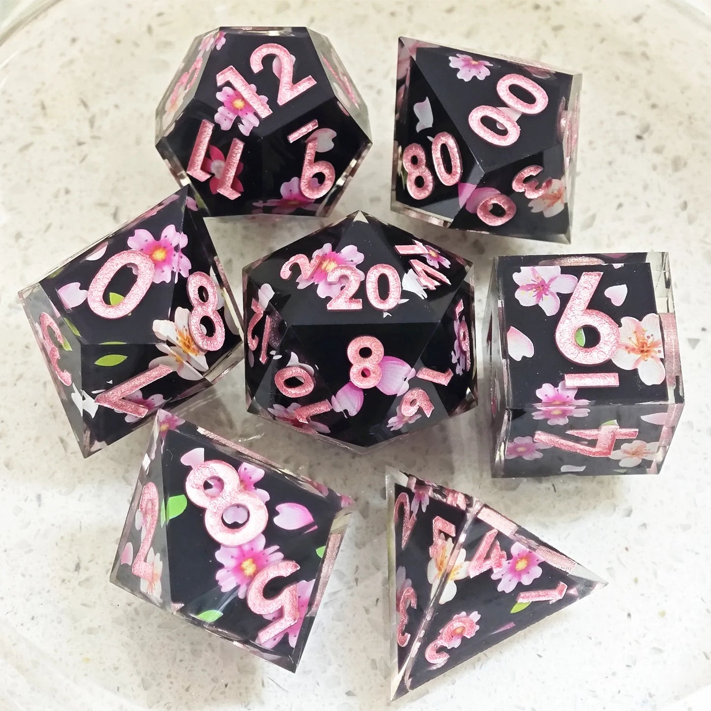 Sharp Resin Beautiful Transparent Layer Dice - What The Funk