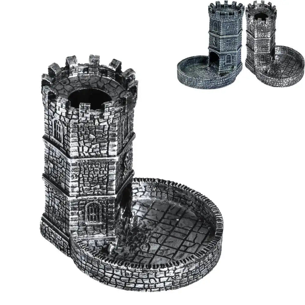 Hollow Castle Ornaments Dice Tower - What The Funk