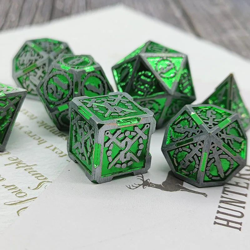 Metal Sword Emblem Dice - What The Funk