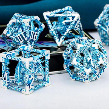 Hollow Metal Tiamat Dice Set - What The Funk