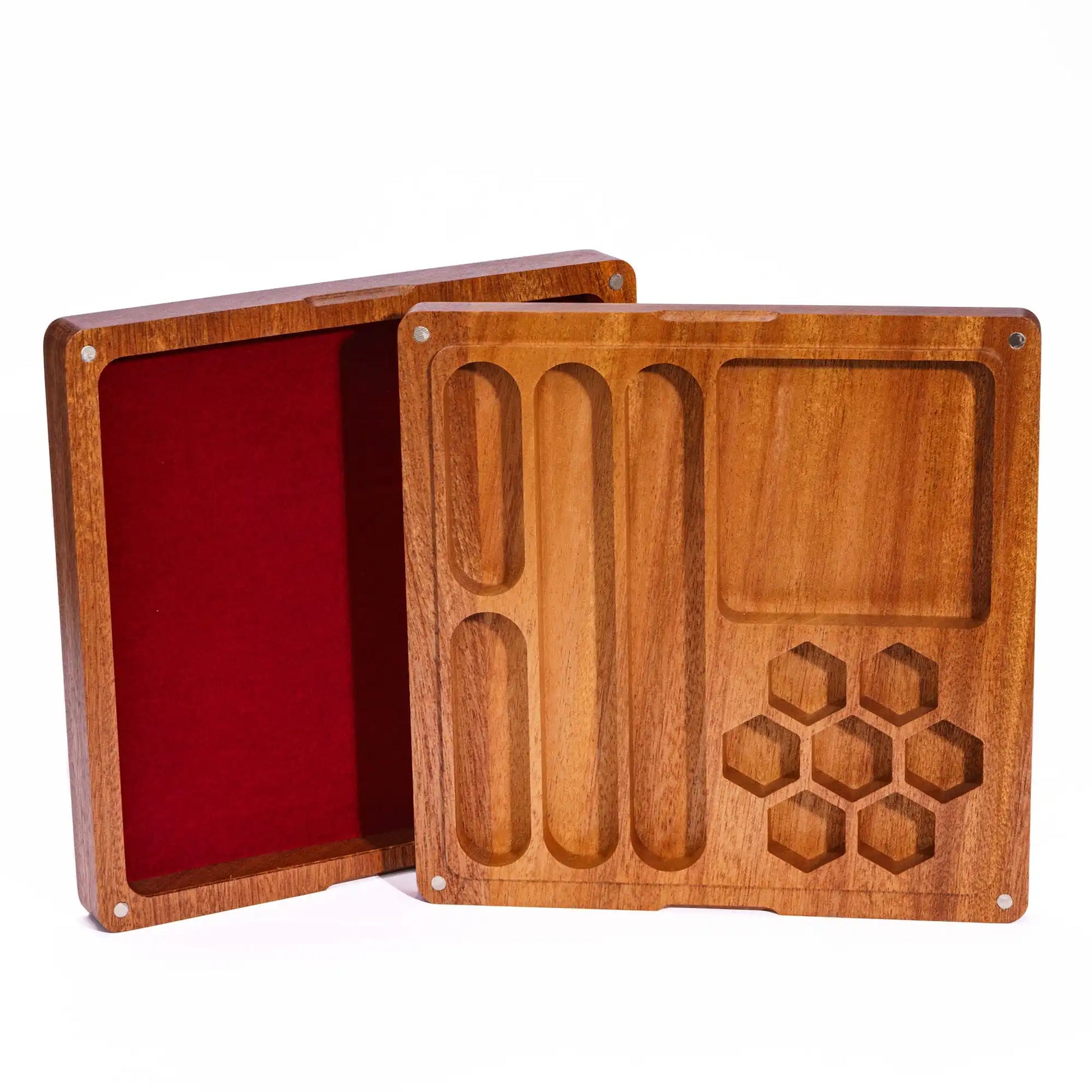 2 in 1 Wooden Dice Case & Dice Tray, High Quality - What The Funk