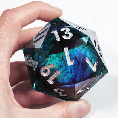 Large Hand Crafted D20 2 inch (50mm) - What The Funk