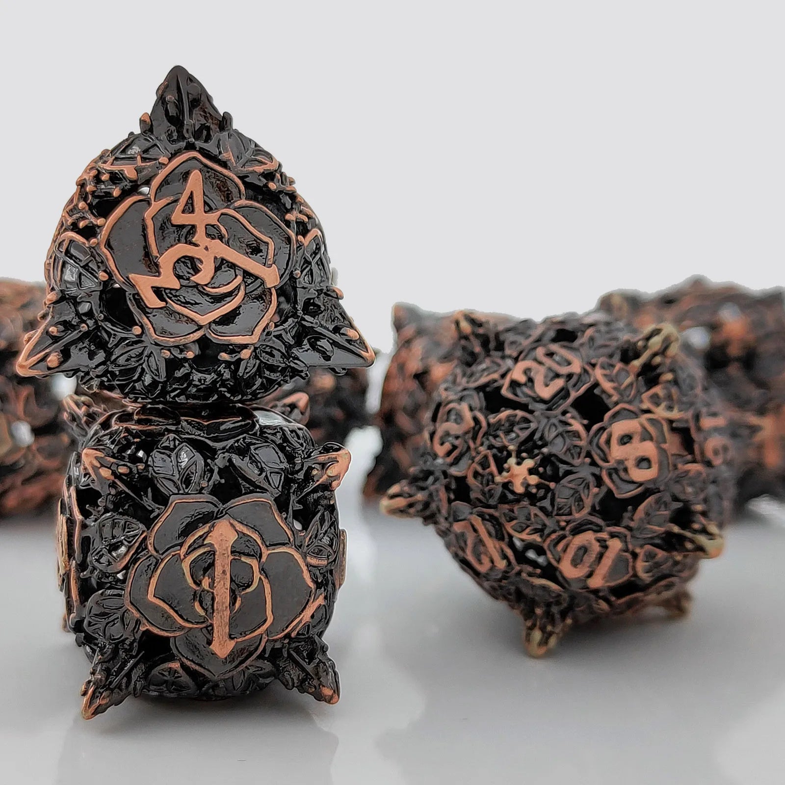 Metal Rose Dice Set - What The Funk