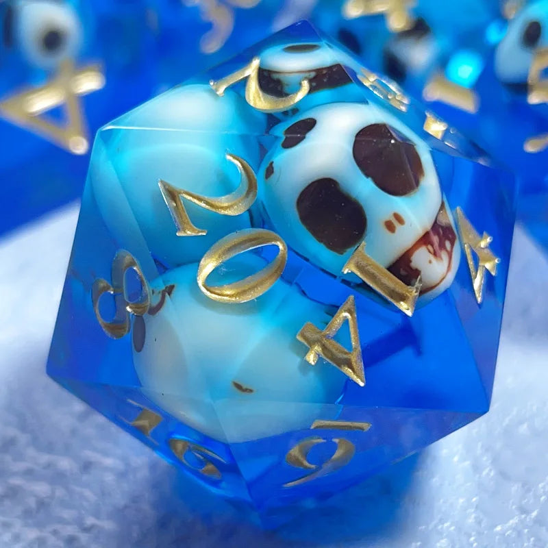 Sharp Edge Skulls Dice Sets