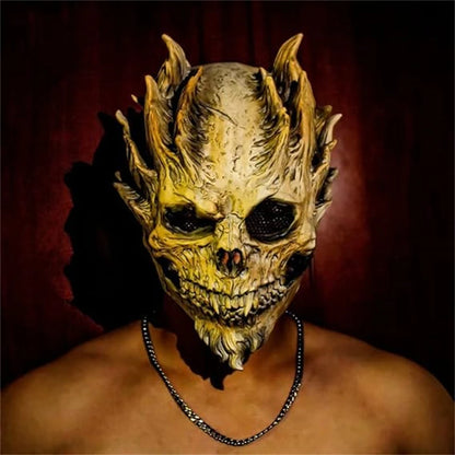 Full Head Demon Skull Mask