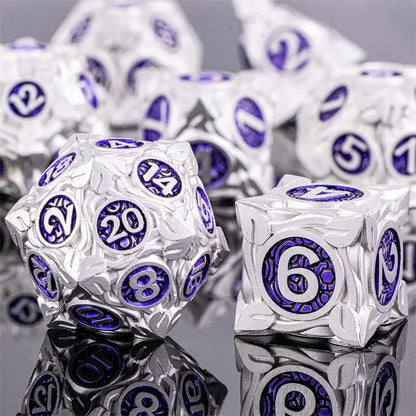 Metal Leaf Dice Set - What The Funk