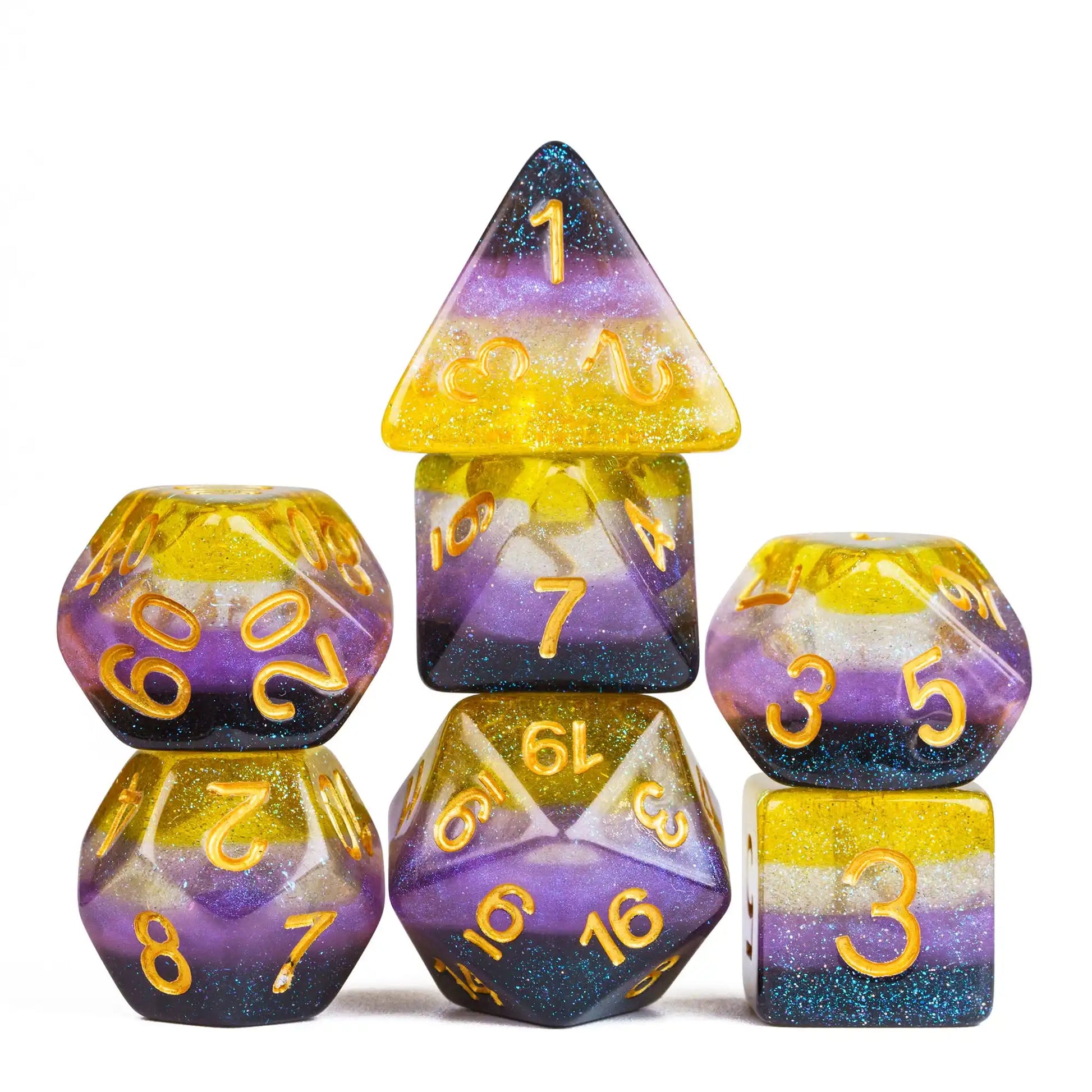 Variety LGBTQ+ Pride Flag Dice Sets - What The Funk