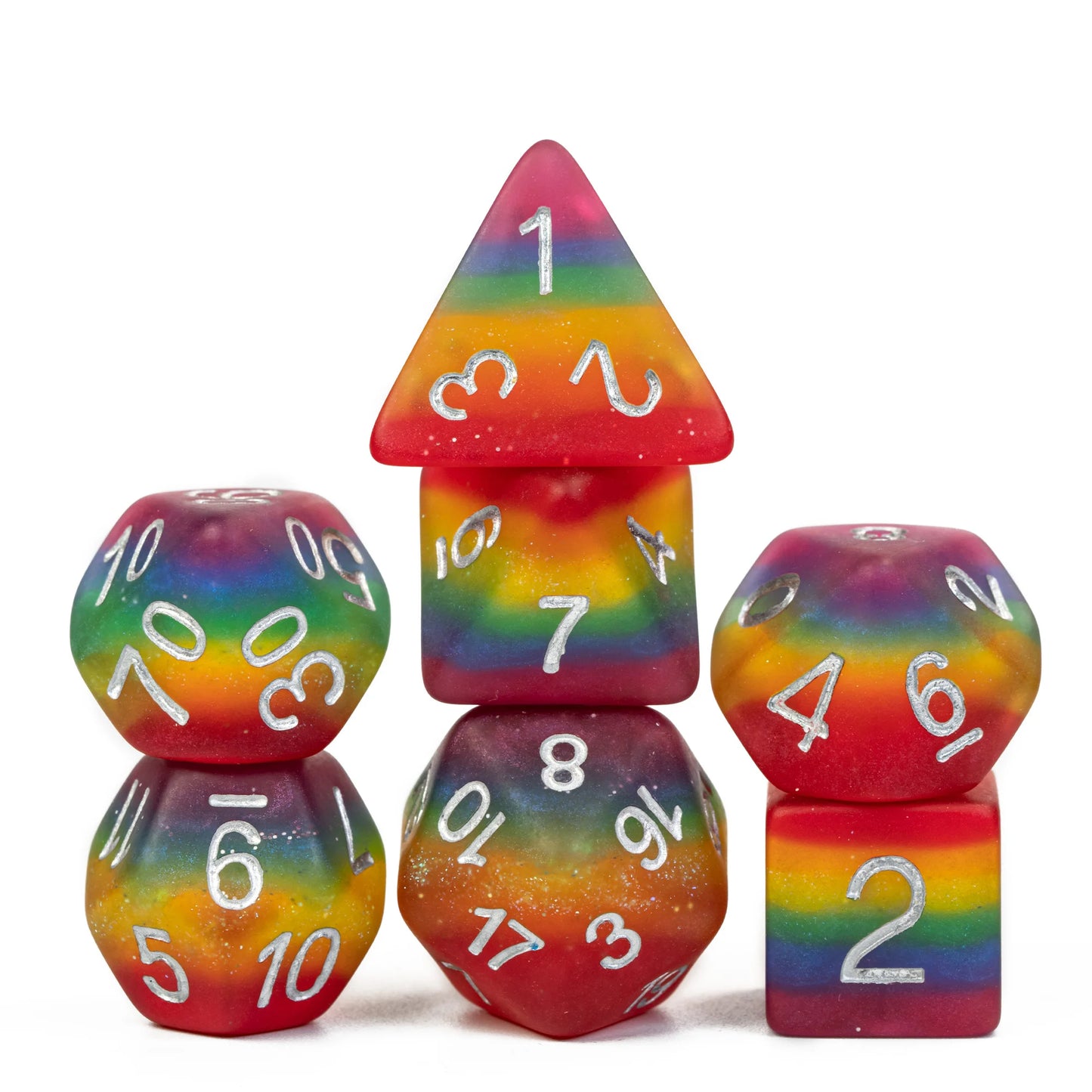 Variety LGBTQ+ Pride Flag Dice Sets - What The Funk