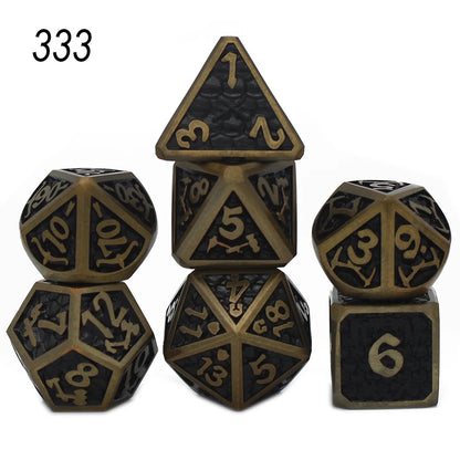 Metal Action Dice Set - What The Funk