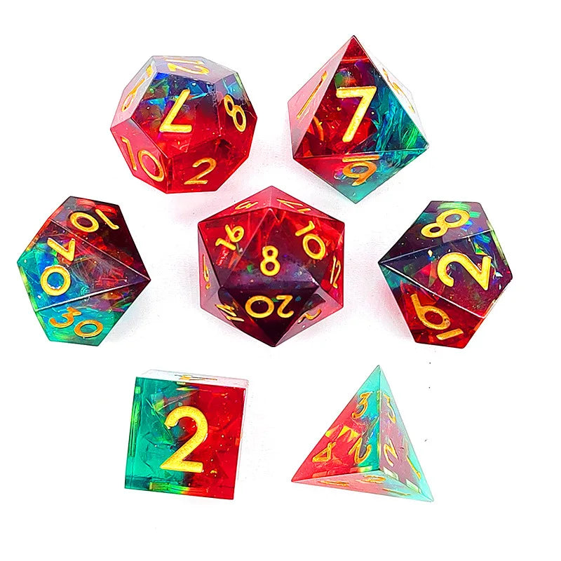 Sharp Simple Resin Dice - What The Funk