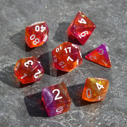 Phoenix Rebirth Dice Set - What The Funk