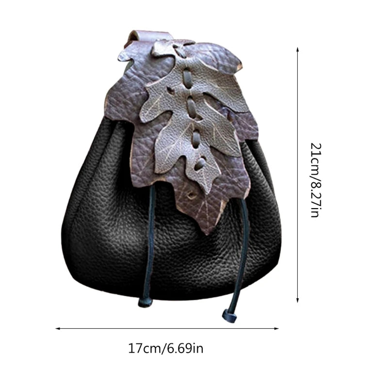 Leather Portable Dice Bag/Coin Purse - What The Funk