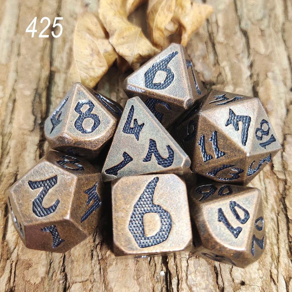 Metal Bold Number Dice - What The Funk