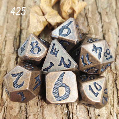 Metal Bold Number Dice - What The Funk