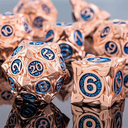 Metal Leaf Dice Set - What The Funk