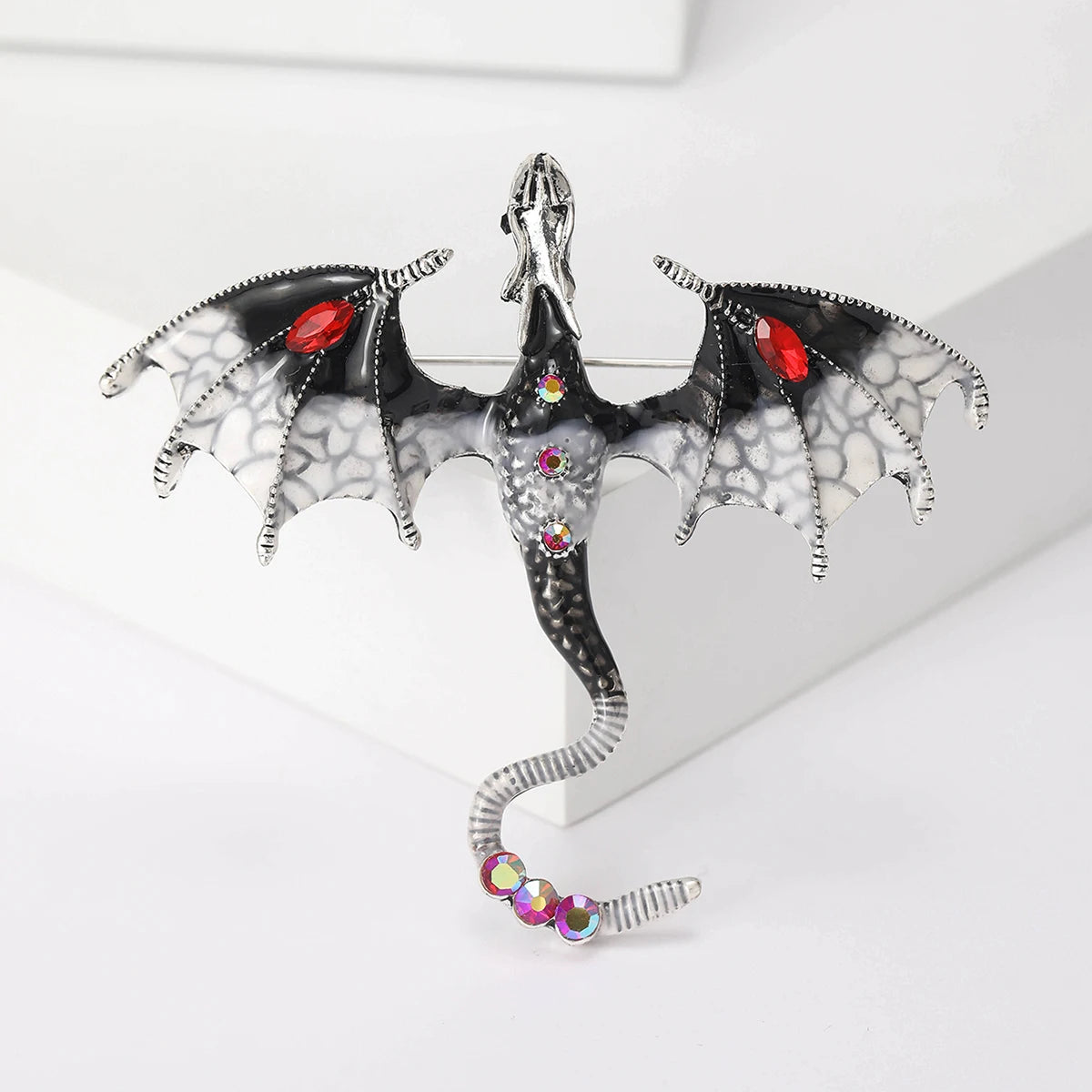 Enamel Flying Dragon Brooches - What The Funk