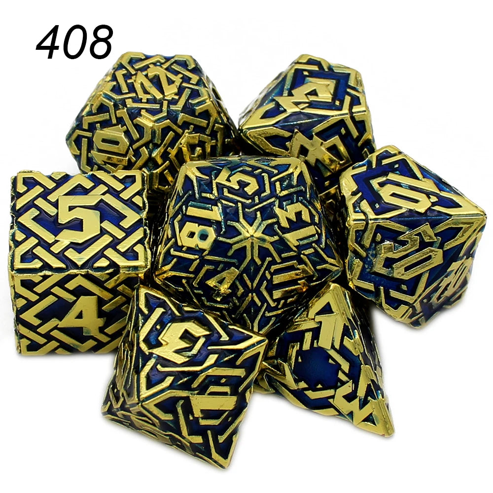 Metal Labyrinth Dice Set - What The Funk