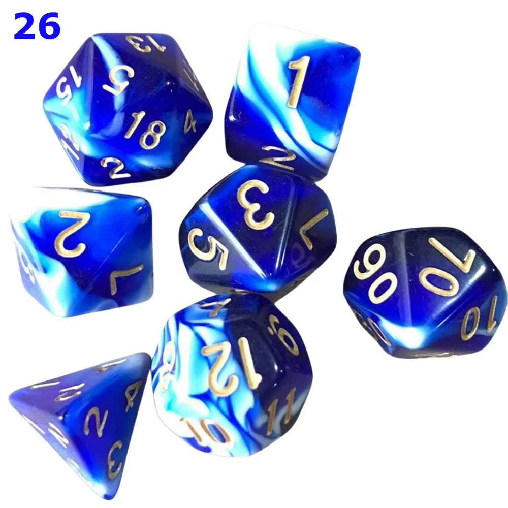 Marble-Like Dice Set - What The Funk