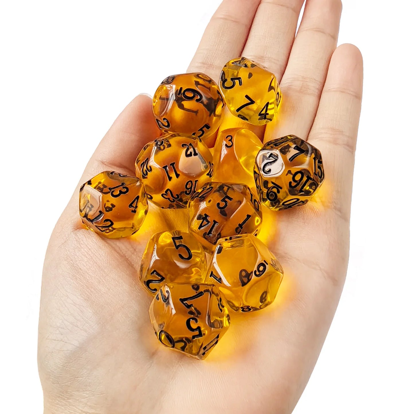 Odd Numbered Polyhedral Dice Set D3-D25 - What The Funk